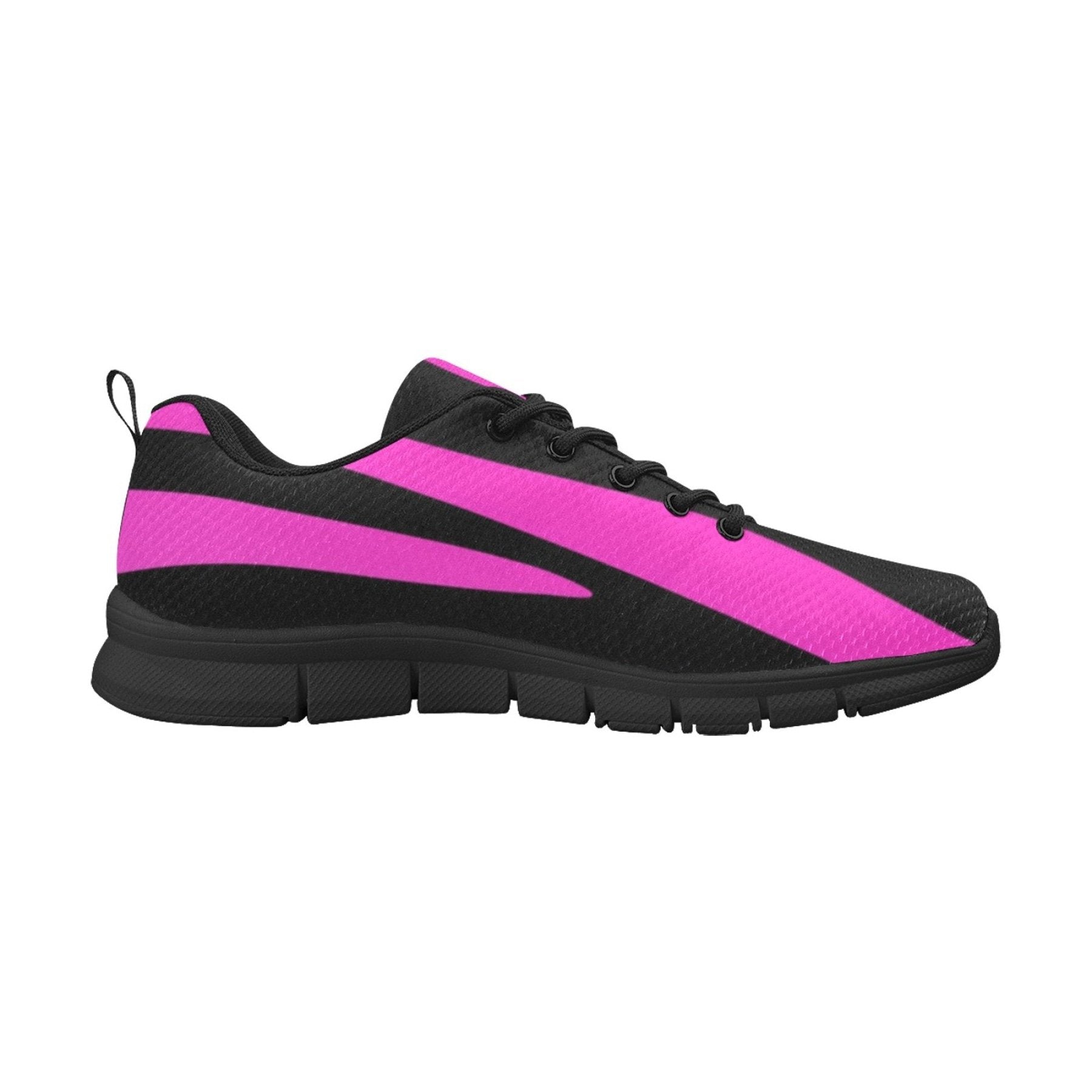 womens sneakers black and purple stripe black bottom running shoes