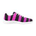 womens sneakers black strip and purple white bottom running shoes